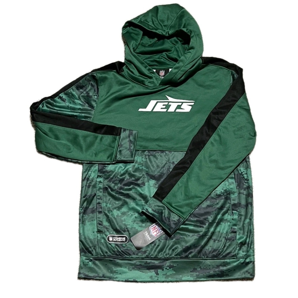 New York Jets NFL Team Apparel Hoodie Sz Youth Large 14-16 NWT